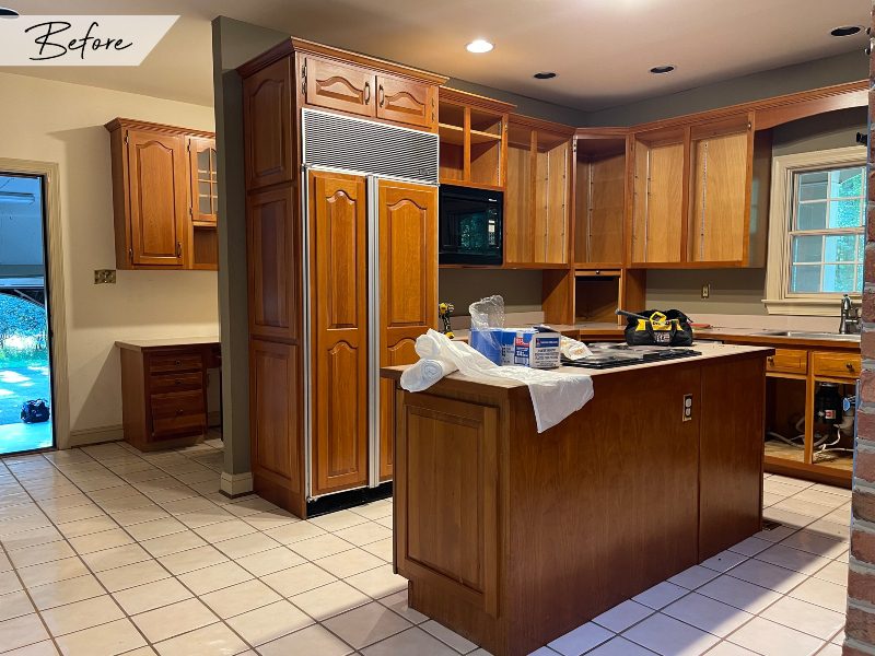 Before photo kitchen remodel, Gramophone Ltd. integration